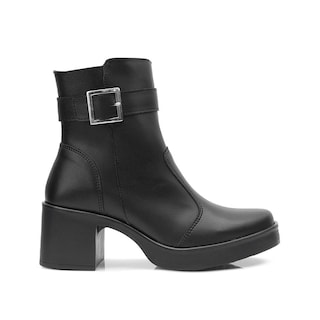 Foto 6 | Foto 6 | Botin Para Dama Tacon Green Love Cierre Casual Negro 23-26 Negro