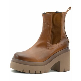 Foto 4 | Foto 4 | Botín Wildcat Para Mujer Ajuste Elástico Suela Chunky Tan Beige