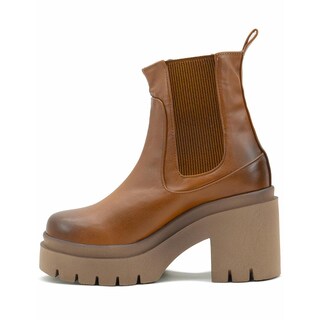 Foto 6 | Foto 6 | Botín Wildcat Para Mujer Ajuste Elástico Suela Chunky Tan Beige
