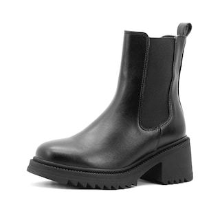 Foto 4 | Foto 4 | Botín Salamandra Para Mujer Casual Elásticos Confort Negro Negro