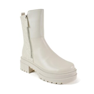 Foto 1 | Foto 1 | Bota Combat Militar 6cm Para Mujer Walki Ursula Blanco