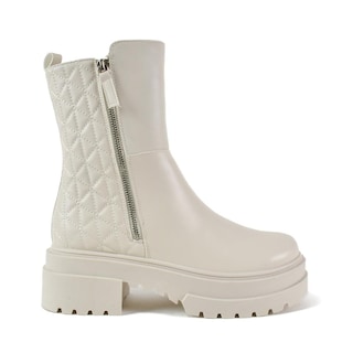 Foto 3 | Foto 3 | Bota Combat Militar 6cm Para Mujer Walki Ursula Blanco