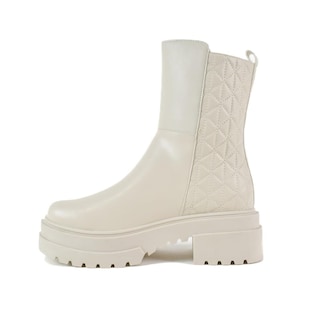 Foto 5 | Foto 5 | Bota Combat Militar 6cm Para Mujer Walki Ursula Blanco