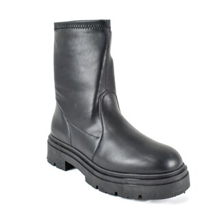 Foto 2 | Foto 2 | Botines Combat Militar 5cm Plataforma Para Mujer Walki Nuria Negro