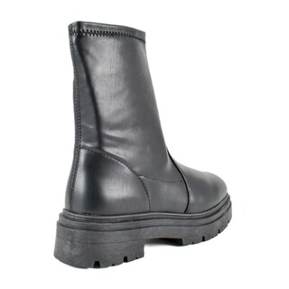 Foto 3 | Foto 3 | Botines Combat Militar 5cm Plataforma Para Mujer Walki Nuria Negro
