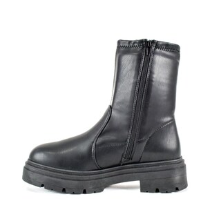 Foto 4 | Foto 4 | Botines Combat Militar 5cm Plataforma Para Mujer Walki Nuria Negro