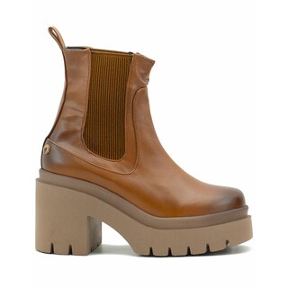 Foto 1 | Foto 1 | Botín Wildcat Para Mujer Ajuste Elástico Suela Chunky Tan Beige