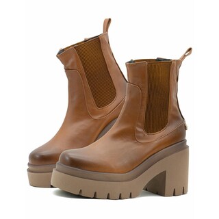 Foto 2 | Foto 2 | Botín Wildcat Para Mujer Ajuste Elástico Suela Chunky Tan Beige