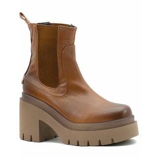 Foto 5 | Foto 5 | Botín Wildcat Para Mujer Ajuste Elástico Suela Chunky Tan Beige