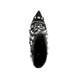 Foto 4 | Foto 4 | Botin Alto Tacón 10cm Puntal Brillo De Mujer Walki Itzel Negro