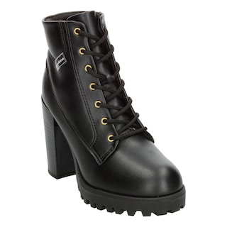 Foto 4 | Foto 4 | Botín Con Tacón Mujer Moleca Negro Cintas Ajustables Dama Negro