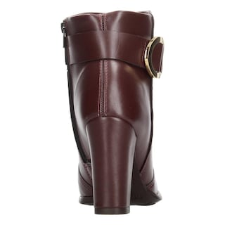 Foto 7 | Foto 7 | Botines Dama Beira Rio Vino Tacón 9 Cm Casual Para Mujer Rojo