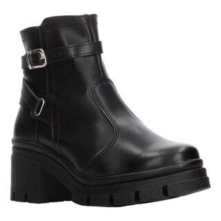 Foto 2 | Foto 2 | Botín Mujer Green Love Negro Tacón 6 Cm Cuadrado Casual Negro