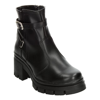 Foto 4 | Foto 4 | Botín Mujer Green Love Negro Tacón 6 Cm Cuadrado Casual Negro