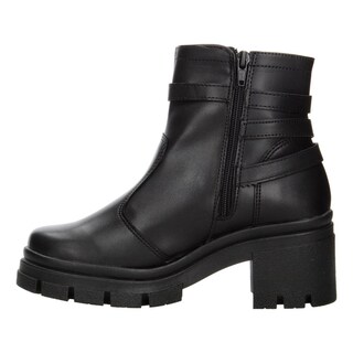 Foto 5 | Foto 5 | Botín Mujer Green Love Negro Tacón 6 Cm Cuadrado Casual Negro