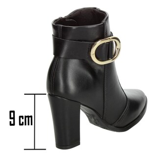Foto 3 | Foto 3 | Botines Dama Beira Rio Negro Casual Tacón 9 Cm Para Mujer Negro