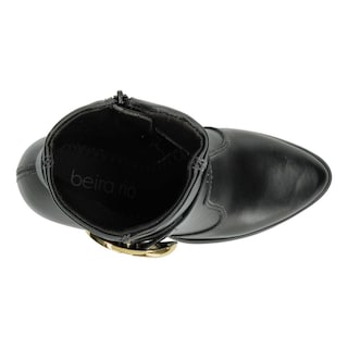 Foto 8 | Foto 8 | Botines Dama Beira Rio Negro Casual Tacón 9 Cm Para Mujer Negro