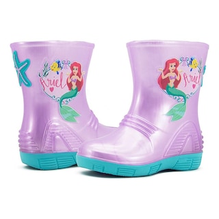 Foto 3 | Foto 3 | Bota De Lluvia Disney Princesa Ariel Sirenita Flounder Lila
