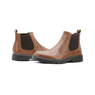 Foto 5 | Foto 5 | Bota Chelsea Para Hombre Con Elástico Suela Gruesa Cafe