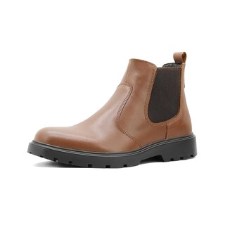 Foto 4 | Foto 4 | Bota Chelsea Para Hombre Con Elástico Suela Gruesa Cafe