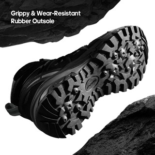 Foto 6 | Foto 6 | Botas De Senderismo Nortiv 8 Snhb211w Impermeables Para Mujer, Negro/rosa - Venta Internacional.