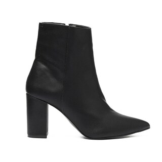 Foto 1 | Foto 1 | Botín Tacón Ancho Casual 8cm Para Mujer Walki Liliana Negro