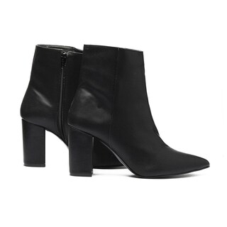 Foto 2 | Foto 2 | Botín Tacón Ancho Casual 8cm Para Mujer Walki Liliana Negro