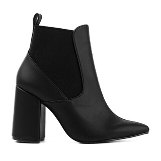 Foto 1 | Foto 1 | Botín Chelsea Tacón Elástico 10cm Para Mujer Walki Yolanda Negro