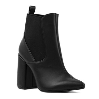 Foto 2 | Foto 2 | Botín Chelsea Tacón Elástico 10cm Para Mujer Walki Yolanda Negro