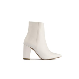 Foto 1 | Foto 1 | Botín Tacón Ancho Casual 8cm Para Mujer Walki Liliana Blanco