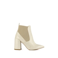 Botín Chelsea Tacón Elástico 10cm Para Mujer Walki Yolanda Multicolor