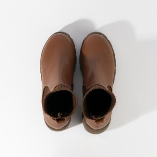 Foto 4 | Foto 4 | Botines Calceta Chelsea Casual 6cm Para Mujer Walki Natalia Cafe