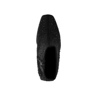 Foto 6 | Foto 6 | Botines Trend Brillos Tacón Moda 8 Cm Para Mujer Walki Paola Negro