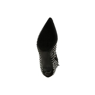 Foto 2 | Foto 2 | Botin Alto Tacón 10cm Puntal Brillo De Mujer Walki Nicoletta Negro