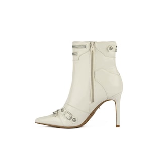 Foto 3 | Foto 3 | Bota Alta Moderna Puntal Tacon 10cm De Mujer Walki Bruna Blanco