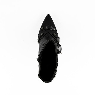 Foto 4 | Foto 4 | Bota Alta Moderna Puntal Tacon 10cm De Mujer Walki Bruna Negro