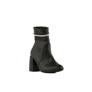Foto 3 | Foto 3 | Botín Clásico Brillo Tacón 8cm Para Mujer Walki Hortencia Negro