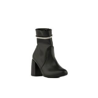 Foto 3 | Foto 3 | Botín Clásico Brillo Tacón 8cm Para Mujer Walki Hortencia Negro