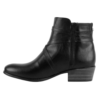 Foto 3 | Foto 3 | Botín Con Tacón Exterior Piel Vegana Color Negro Para Mujer De Rbcollection
