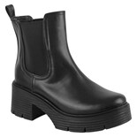 Botas Casuales Exterior Piel Vegana Color Negro Para Mujer De Rbcollection