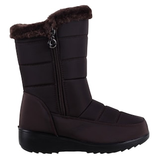 Foto 2 | Foto 2 | Botas Casuales Exterior Textil Color Café Para Mujer De Rbcollection