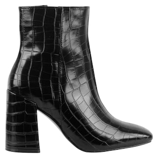 Foto 2 | Foto 2 | Botín Con Tacón Exterior Piel Vegana Color Negro Para Mujer De Rbcollection