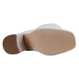 Foto 4 | Foto 4 | Botín Con Tacón Exterior Piel Vegana Color Beige Para Mujer De Rbcollection