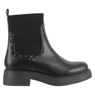 Foto 2 | Foto 2 | Botas Casuales Exterior Piel Vegana Color Negro Para Mujer De Rbcollection
