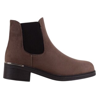 Foto 2 | Foto 2 | Botas Casuales Exterior Gamuza Color Café Para Mujer De Rbcollection