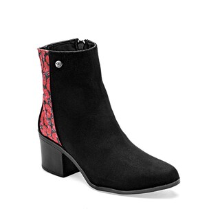 Foto 1 | Foto 1 | Mora Tierra Botín Para Mujer Negro Rojo