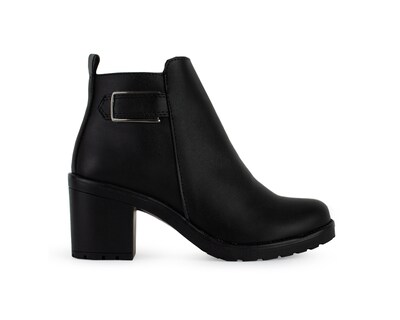 Foto 2 | Foto 2 | Bota Color Negro Hebilla Material Sintético