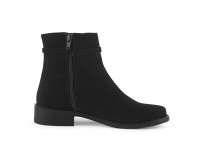 Foto 3 | Foto 3 | Bota Color Negro Cierre Material Sintetico