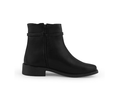 Foto 3 | Foto 3 | Bota Color Negro Cierre Material Sintetico