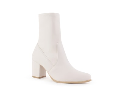 Foto 1 | Foto 1 | Bota Color Beige Cierre Material Sintetico